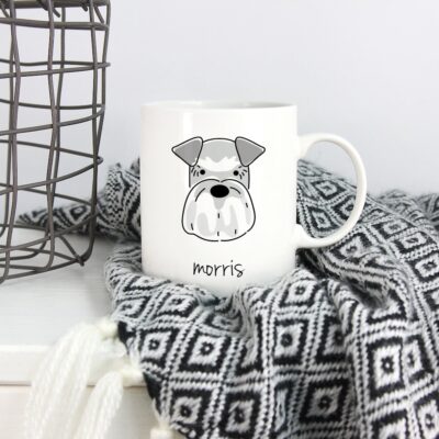 Personalized Schnauzer Dog Lovers Mug