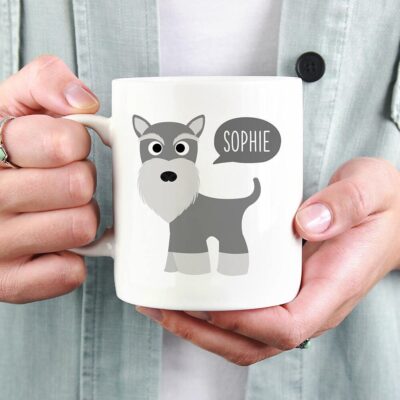 Personalized Schnauzer Lovely Mug