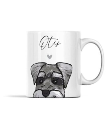 Personalized Schnauzer Lovers Mug