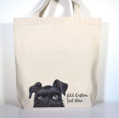 Personalized Schnauzer Tote Bag