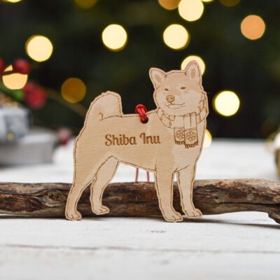 Personalized Shiba Inu Dog Decoration Ornament