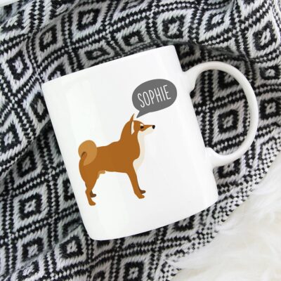 Personalized Shiba Inu Dog Lovers Mug