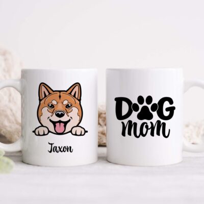 Personalized Shiba Inu Dog Mom Mug