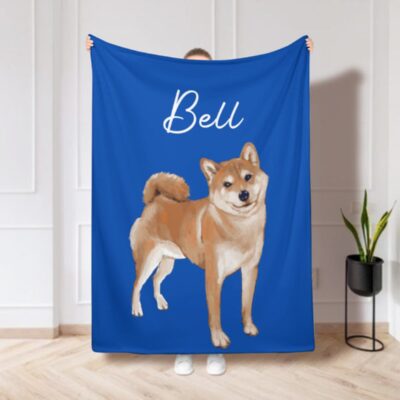 Personalized Shiba Inu Lovely Blanket