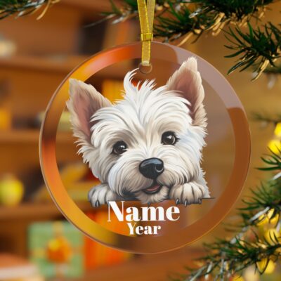 Personalized West Highland White Terrier Ornament