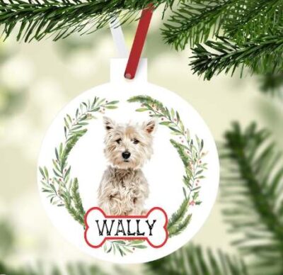 Personalized Westie Best Gifts Ornament