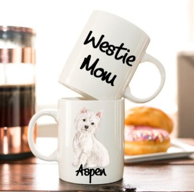 Personalized Westie Dog Mom Mug