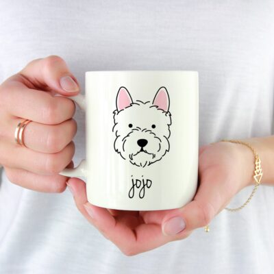 Personalized Westie Dog Mug