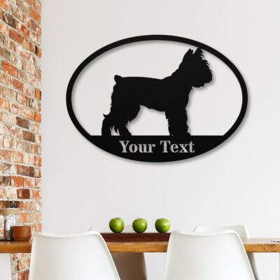 Personalized Yorkie Gifts Dog Metal Sign