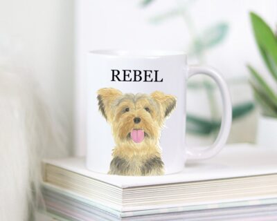 Personalized Yorkie Portrait Coffee Mug