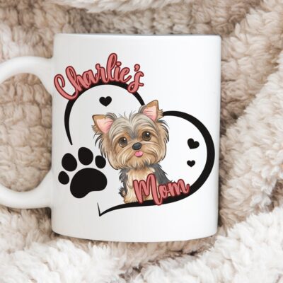 Personalized Yorkshire Love Mom Mug