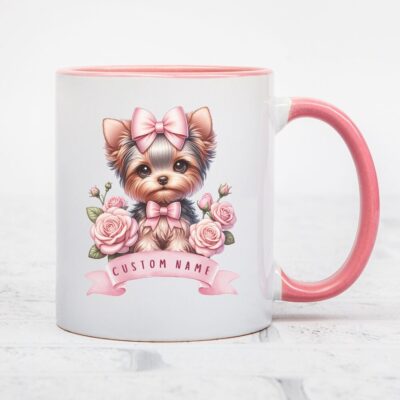 Personalized Yorkshire Terrier Coquette Mug