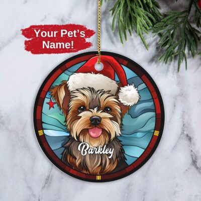 Personalized Yorkshire Terrier Lovely Ornament