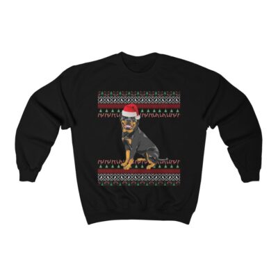 Rottweiler Christmas Sweatshirt