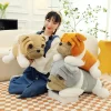 Soft Cute Shar Pei Plush Toy Dog Pug Animal Stuffed Pillow Doll Bulldog Kawaii Pekingese Decoration 2 - Dog Gifts Store