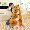 Soft Cute Shar Pei Plush Toy Dog Pug Animal Stuffed Pillow Doll Bulldog Kawaii Pekingese Decoration 5 - Dog Gifts Store