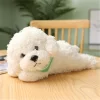 Soft Realistic Teddy Dog Plush Toy Funny Simulation Stuffed Little Puppy Dolls Lovely Birthday Gift for 5 - Dog Gifts Store