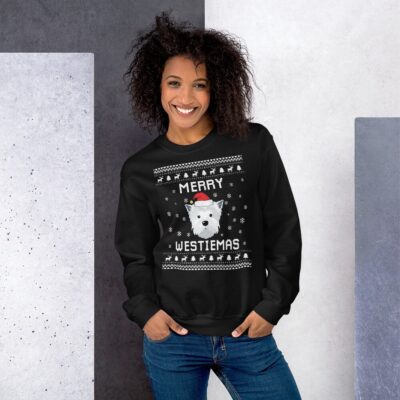 West Highland White Terrier Westiemas Sweatshirt