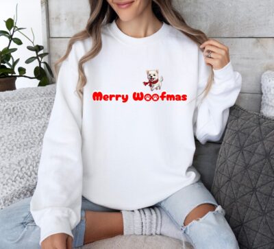 Westie Merry Woofmas Christmas Sweatshirt