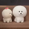 White Beige Bichon Frise Plush Toy Cute Puppy Soft Stuffed Dog Simulation Pet Kawaii Fluffy Baby 4 - Dog Gifts Store