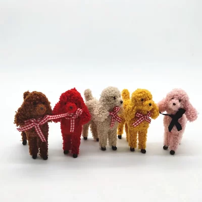 Poodle Animal Model Plush