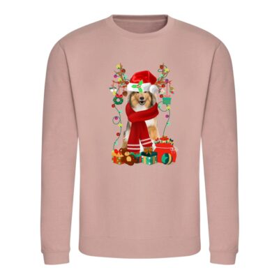 Border Collie Dog Christmas Sweatshirt