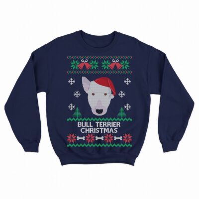 Bull Terrier Merry Christmas Sweatshirt