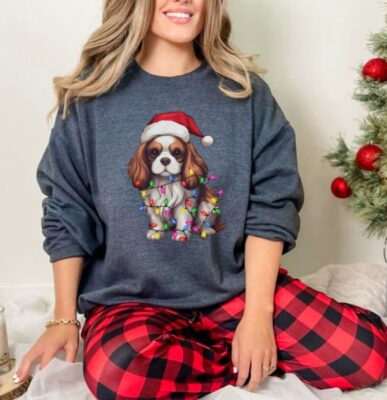 Cavalier King Charles Spaniel Christmas Sweatshirt