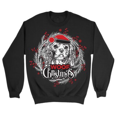 Cavalier King Charles Spaniel Ugly Christmas Sweatshirt