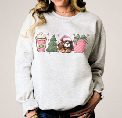 Cavalier Kingcharles Christmas Lovely Sweatshirt