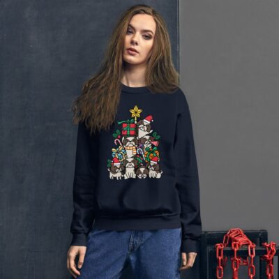 Christmas Tree Shih Tzu Sweatshirt