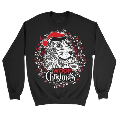 Cocker Spaniel Ugly Christmas Sweashirt