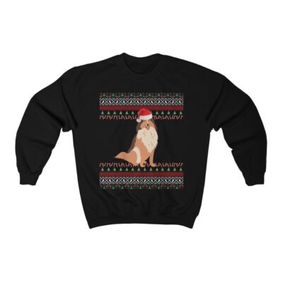 Collie Christmas Xmas Sweatshirt