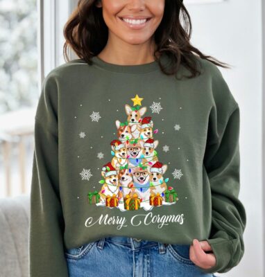 Corgi Merry Corgmas Sweatshirt