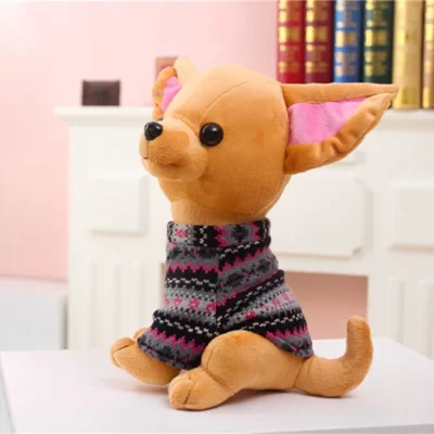 Cute Dog Chihuahua With Colthes Plush