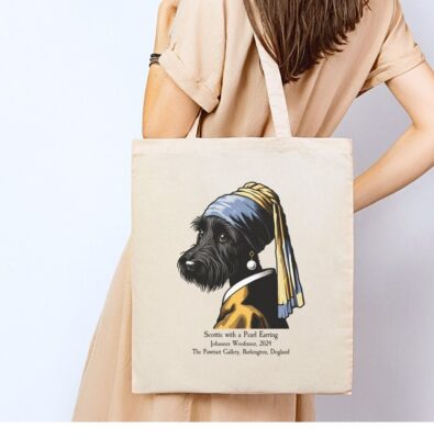 Cute Scottish Terrier Tote Bag - Dog Gifts Store