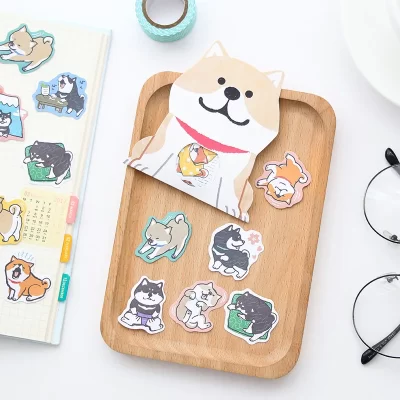 Cute Shiba Inu Dog Decorative Washi Sticker