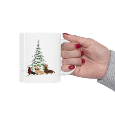 Dachshund Christmas Coffee Mug