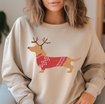 Dachshund Christmas Vibe Sweatshirt