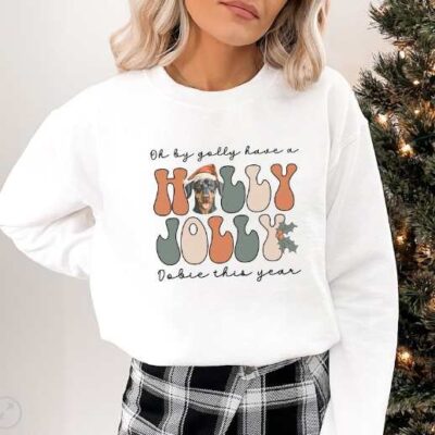 Doberman Vintage Christmas Sweatshirt