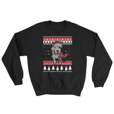 English Bull Terrier Graphic Ugly Christmas Sweatshirt