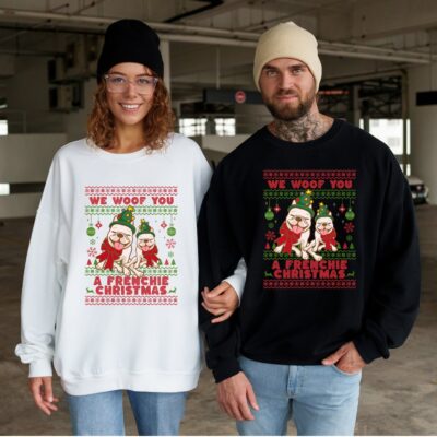 French Bulldog Ugly Christmas Sweatshirt