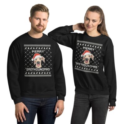 Greyhound Ugly Xmas Sweatshirt