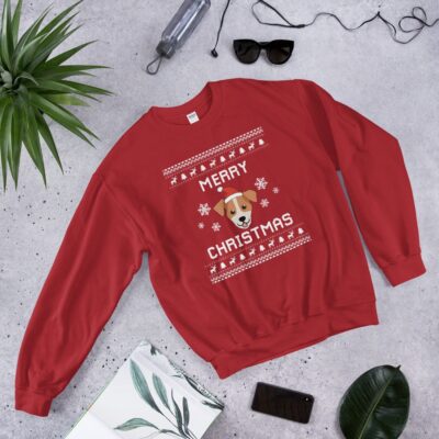 Jack Russell Terrier Christmas Holiday Sweatshirt