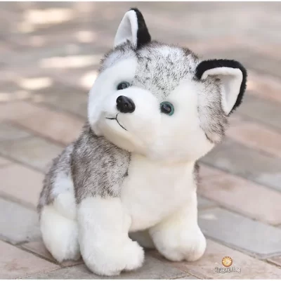 Kawaii Puppy Stuffed Husky Dog Plush Toy