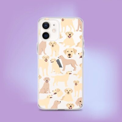 Labrador Dog Clear Phone Case