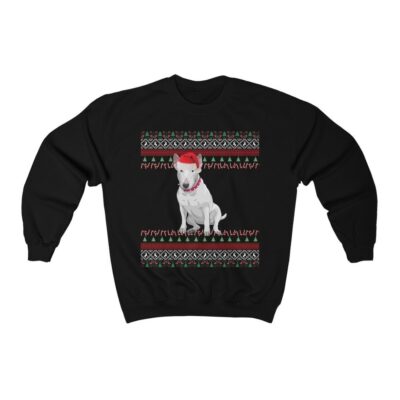 Lovely Bull Terrier Christmas Sweatshirt