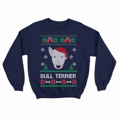 Lovely Bull Terrier Xmas Sweatshirt