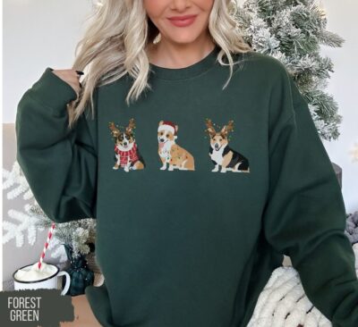 Lovely Corgi Christmas Sweatshirt