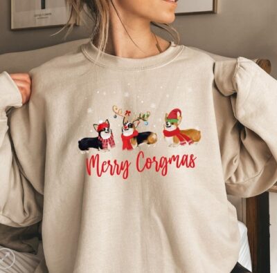 Merry Corgmas Corgi Christmas Sweatshirt